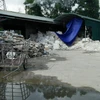 Một cơ sở sản xuất nhựa tái chế.(Ảnh: Mai Mạnh/Vietnam+)
