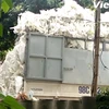 Cơ sở sản xuất tạo hạt nhựa trong khu dân cư xã Tiên Dược của ông Nguyễn Văn Thành. (Ảnh: H.V/Vietnam+) 