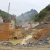Dự án thủy điện Tiên Thành tại tỉnh Cao Bằng được triển khai xây dựng từ năm 2008, nhưng đến nay vẫn chưa xong và còn thiếu Báo cáo đánh giá tác động môi trường. (Ảnh: Hùng Võ/Vietnam+)