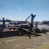Tàu thuyền khai thác cát tại mỏ cát Giao Thiện, huyện Giao Thủy, tỉnh Nam Định. (Ảnh: Hùng Võ/Vietnam+)