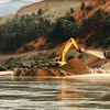 Khu vực dự kiến xây dựng đập Pak Beng trên sông Mekong tại tỉnh Oudomxay, Lào. (Ảnh chụp vào tháng 3/2017. Nguồn: Hùng Võ/Vietnam+)