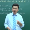 Thầy Lê Anh Tuấn, giáo viên Toán, Hệ thống Giáo dục HOCMAI. (Ảnh: P.V/Vietnam+)