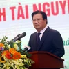 Phó Thủ tướng Chính phủ Trịnh Đình Dũng phát biểu tại Hội nghị. (Nguồn ảnh: TTXVN)