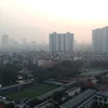 Chất lượng không khí ở thành phố Hà Nội trở lại ngưỡng "kém" và "xấu." (Ảnh: Hùng Võ/Vietnam+)