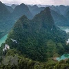 Non nước Cao Bằng được UNESCO công nhận là công viên địa chất toàn cầu. (Nguồn ảnh: TTXVN)