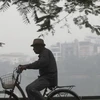 Ô nhiễm không khí tại Hà Nội vẫn ở mức không tốt cho sức khỏe. (Nguồn ảnh: TTXVN)