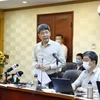 Ông Mai Văn Phấn, Phó Tổng cục trưởng Tổng cục Quản lý đất đai trả lời câu hỏi của phóng viên. (Ảnh: PV/Vietnam+)