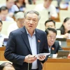 Ông Nguyễn Hoà Bình, Chánh án Toà án nhân dân tối cao nhiệm kỳ 2016-2021. (Ảnh: Phương Hoa/TTXVN)