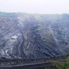 Một góc khu vực khai trường của Mỏ than Phấn Mễ. (Ảnh minh họa. Nguồn: HV/Vietnam+)