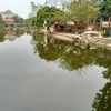 Một góc khu vực hồ Bà Đồ thuộc phường Ngọc Thụy, quận Long Biên, thành phố Hà Nội. (Ảnh: PV/Vietnam+)