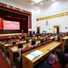 Hội nghị tập huấn công tác nhân quyền năm 2022 tỉnh Lai Châu. (Ảnh: Nhật Anh)