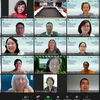 Khóa đào tạo trực tuyến về các Công cụ xây dựng mô hình kinh doanh tuần hoàn cho doanh nghiệp. (Ảnh: CTV/Vietnam+)