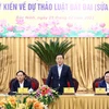Phó Thủ tướng Trần Hồng Hà phát biểu tại hội nghị. (Ảnh: PV/Vietnam+)