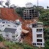Vụ sạt lở đất ở thành phố Đà Lạt, tỉnh Lâm Đồng hồi cuối tháng 6/2023. (Nguồn ảnh: TTXVN)