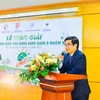 Cục trưởng Cục Biển và Hải đảo Việt Nam (Bộ Tài nguyên và Môi trường) Nguyễn Đức Toàn phát biểu tại sự kiện. (Ảnh: PV/Vietnam+)