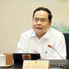 Chủ tịch Quốc hội Trần Thanh Mẫn phát biểu. (Ảnh: An Đăng/TTXVN)