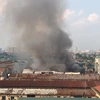[Photo] Hiện trường vụ cháy lớn nhiều xưởng trong Công ty Lâm sản 