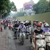 Việc thu phí bảo trì đường bộ xe máy đạt hiệu quả thấp. (Ảnh: Minh Sơn/Vietnam+)