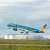 Vietnam Airlines vừa nhận thêm chiếc máy bay Airbus A350-XWB. (Ảnh: Vietnam Airlines cung cấp)