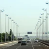 Dự án đường cao tốc Cầu Giẽ-Ninh Bình được tạo nhám sẽ nâng tốc độ tối đa lên 120km/giờ. (Ảnh: Huy Hùng)