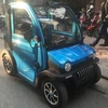 Một trong những mẫu xe ôtô điện được giao bán trên mạng.