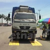 Xe tải từ 7 đến dưới 10 tấn phải lắp hộp đen trước ngày 1/7 tới. (Ảnh: Việt Hùng/Vietnam+)
