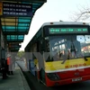 Sắp có thêm một tuyến xe buýt chất lượng cao từ trung tâm thành phố Hà Nội-sân bay Nội Bài. (Ảnh minh họa: TTXVN)