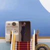 Chiếc máy bay Air Force One đưa Tổng thống Obama vào Thành phố Hồ Chí Minh chiều 24/5. (Ảnh: Minh Sơn/Vietnam+)
