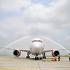 Hãng hàng không Kenya Airways khai thác đường bay đến Việt Nam. (Ảnh: Võ Phương/Vietnam+)