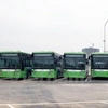 Trong điều kiện giao thông hiện nay của Hà Nội thì buýt nhanh sẽ không thể vận hành đầy đủ chức năng như buýt nhanh của thế giới. (Ảnh: Doãn Đức/Vietnam+)