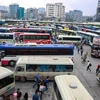 Hà Nội “chốt” điều chuyển luồng tuyến xe khách từ 2/1/2017. (Ảnh: Minh Sơn/Vietnam+)
