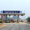 Trạm thu phí nút giao IC7 của cao tốc Nội Bài-Lào Cai. (Ảnh: VEC cung cấp)