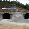 Dự án hầm đường bộ nối hai tỉnh Bình Định và Phú Yên sẽ được hoàn thành vào cuối năm 2018. (Ảnh: Việt Hùng/Vietnam+)