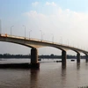 Cầu Việt Trì-Ba Vì bắc qua sông Hồng đã được thông xe. (Ảnh: Việt Hùng/Vietnam+)