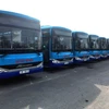 Tuyến buýt 17 lộ trình Long Biên-Nội Bài xe được thay mới sẽ có sức chứa 60 chỗ. (Ảnh: Transerco cung cấp)
