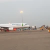 Bamboo Airways đã chính thức cất cánh chuyến bay thương mại đầu tiên. (Ảnh: Thu Huyền)