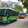 Xe buýt mở mới sẽ kết nối giữa các khu đô thị với các vùng ngoại thành của Hà Nội. (Ảnh: Doãn Đức/Vietnam+