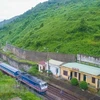 Tuyến đường sắt Bắc-Nam đã chính thức thông tuyến sau sự cố tàu khách trật bánh tại Bình Thuận. (Ảnh: Minh Sơn/Vietnam+)