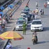 Hà Nội hiện vẫn còn nhiều xe taxi của các tỉnh giáp ranh vẫn cố tình hoạt động “chạy chui.” (Ảnh: Minh Sơn/Vietnam+)