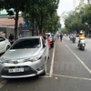 Nhiều tuyến phố của Hà Nội sẽ tạm thời không trông giữ phương tiện trong thời gian diễn ra Hội nghị thượng đỉnh Mỹ-Triều. (Ảnh: Nguyễn Hằng/Vietnam+)