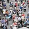 Xe máy sẽ buộc phải dừng hoạt động tại các quận của Hà Nội vào năm 2030. (Ảnh: Doãn Đức/Vietnam+)