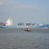 Vinalines và các doanh nghiệp vận tải biển tiếp tục duy trì vị thế chủ đạo trên thị trường vận tải biển nội địa. (Ảnh: Việt Hùng/Vietnam+)