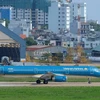 Máy bay của Vietnam Airlines sẽ được khai thác đến Busan. (Ảnh: Đức Anh)