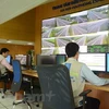 Hệ thống Trung tâm quản lý giám sát, điều hành tập trung toàn bộ các hoạt động trên tuyến cao tốc Hà Nội-Hải Phòng. (Ảnh: Việt Hùng/Vietnam+)
