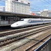 Tuyến đường sắt tốc độ cao của Nhật Bản. (Ảnh: Việt Hùng/Vietnam+)