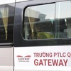 Xe đưa đón học sinh của Trường Tiểu học Gateway. (Ảnh: Minh Sơn/Vietnam+)