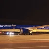Máy bay Boeing 787-10 Dreamliner của Vietnam Airlines hạ cánh tại sân bay quốc tế Nội Bài. (Nguồn ảnh: VNA)
