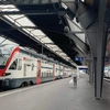 Một tuyến đường sắt tốc độ cao tại Thụy Sỹ. (Ảnh: Đoàn Thu/Vietnam+)