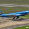 Dòng máy bay Airbus A330 đã chính thức chia tay Vietnam Airlines sau khi hoàn thành sứ mệnh cõng khách trong 13 năm qua. (Ảnh: CTV/Vietnam+)