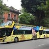 Tuyến xe City Tour 02 mới được điều chỉnh có lộ trình trùng 90% với tuyến City Tour 01. (Ảnh: Việt Hùng/Vietnam+)